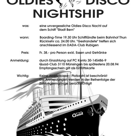 27. August 1994Oldies Disco Nightship