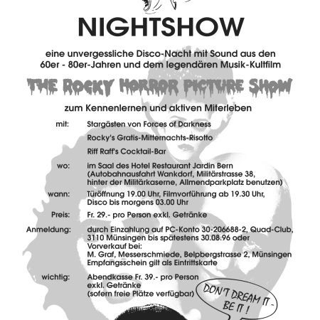 31. August 1996Dance Movie Nightshow