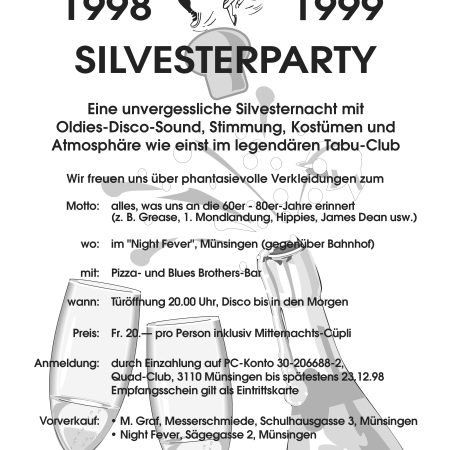 31. Dezember 1998Silvesterparty