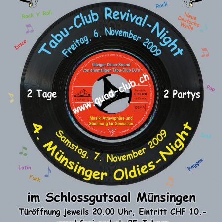 7. November 20094. Münsinger Oldies-Night