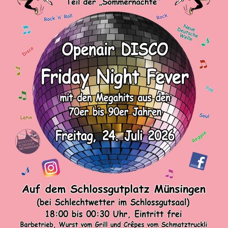 24. Juli 20264. Friday Night Fever